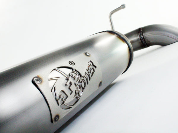 aFe MACH Force XP 07-17 Jeep Wrangler V6-3.6/3.8L 409 SS 2.5in Axle-Back Exhaust