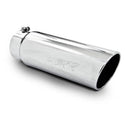 MBRP Universal Tip 6in OD Angled Rolled End 5in Inlet 18in Length T304 Exhaust