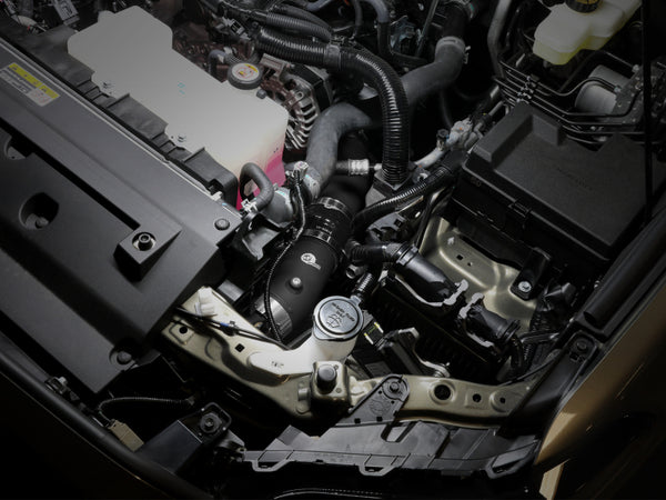aFe 2024+ Toyota Tacoma BladeRunner 2.5in & 3in Aluminum Hot & Cold Charge Pipe Kit - Black
