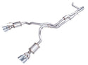 AWE 2021+ Chevy Tahoe/GM Yukon 6.2L 0FG Edition Cat Back Exhaust - Quad Chrome Silver Tips