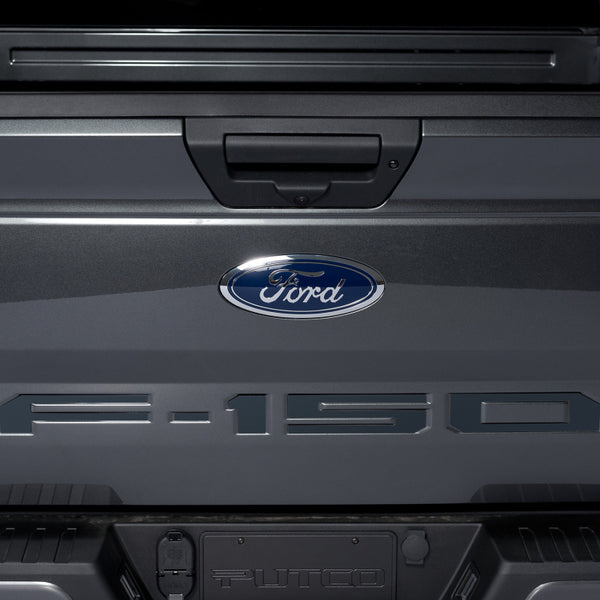 Putco 2021 Ford F-150 Ford Lettering (Cut Letters/Black Platinum) Tailgate Emblems