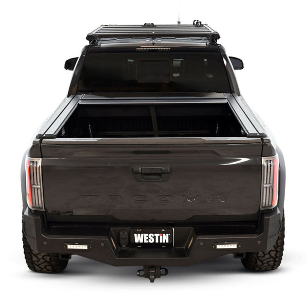 Westin 24-26 Toyota Tacoma 5ft Bed Manual Retractable Tonneau Cover - Black