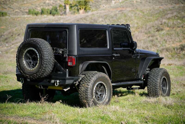 DV8 Offroad 07-18 Jeep Wrangler (JK) Tire Carrier for MTO Bumper
