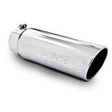 MBRP Universal Tip 6in OD Angled Rolled End 5in Inlet 18in Length T304 Exhaust