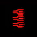 AlphaRex 14-18 GMC Sierra 1500/2500HD/3500HD LUXX-Series LED Tail Lights Alpha-Blk Actv Lgt Seq. Sig