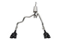 Corsa 19-25 Chevy Silverado 1500 CatBack Dual Rear Exit with Twin 4in Black Powder Ct ProSeries Tips