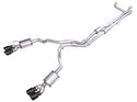 AWE 2021+ Chevy Suburban/GM Yukon XL 6.2L 0FG Edition Cat Back Exhaust - Quad Diamond Chrome Tips