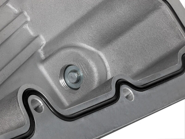 aFe Pro Series Engine Oil Pan Black w/Machined Fins; 11-16 Ford Powerstroke V8-6.7L (td)