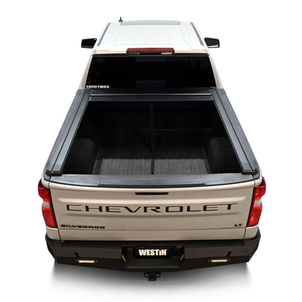 Westin 19-26 GM Silverado/Sierra 1500 5ft 8in Bed Manual Retractable Tonneau Cover - Black