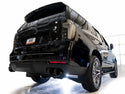 AWE Tuning 2021+ GMC Tahoe/Yukon 5.3L 0FG Split Rear Exit Catback Exhaust - Quad Diamond Blk Tips