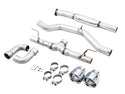 AWE Tuning Subaru BRZ/ Toyota GR86/ Toyota 86 Track Edition Cat-Back Exhaust- Chrome Silver Tips
