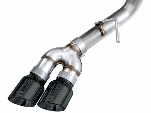 AWE Tuning 2021+ GMC Suburban/Yukon XL 5.3L 0FG Side Exit Catback Exhaust - Diamond Black Tips