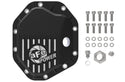 aFe 19-25 GM Trucks Front Diff Cover - Black w/ Machined Fins