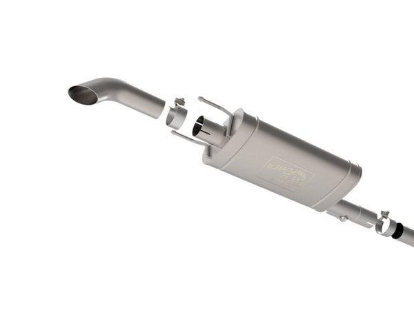aFe 05-15 Toyota Tacoma V6 4.0L ROCK BASHER 2-1/2in 409SS Cat-Back Hi-Tuck Exhaust System