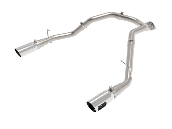 aFe Large Bore-HD 3in 409SS DPF-Back Exhaust System w/ Polished Tip RAM 1500 20-21 V6-3.0