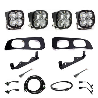 Baja Designs 2023+ Ford F-250/350 Squadron Racer/Pro Unlimited Dual Fog Pocket Light Kit w/ Upfitter