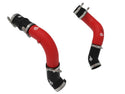 aFe BladeRunner 3in & 3-1/2in AL Hot and Cold Charge Pipe Kit Red RAM Diesel Trucks 25-26 L6-6.7L