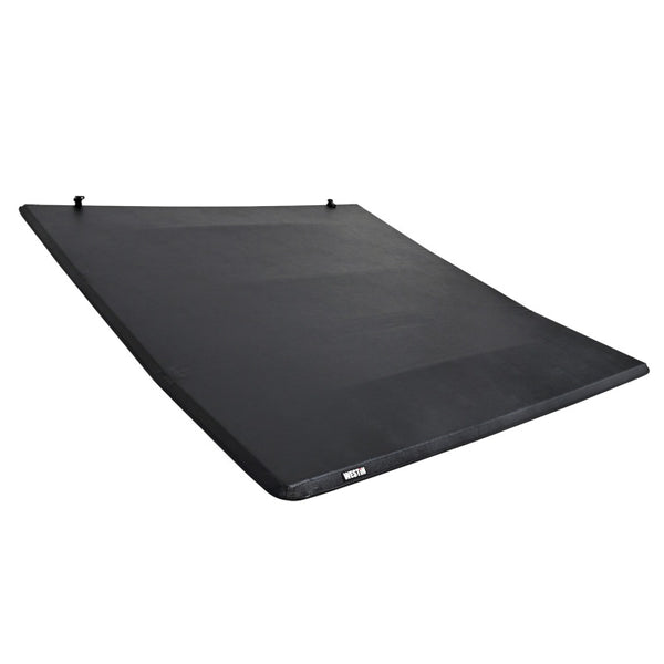 Westin 02-18 Dodge RAM 1500 / 03-22 2500/3500 6ft. 4in. Bed Soft Tri-Fold Tonneau Cover - Black