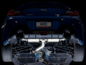 AWE Tuning Subaru BRZ/ Toyota GR86/ Toyota 86 Touring Edition Cat-Back Exhaust- Diamond Black Tips