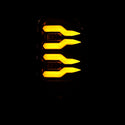 AlphaRex 94-01 Dodge Ram 1500/2500/3500 LUXX-Series LED Tail Lights - Black