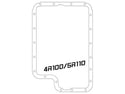 aFe Transmission Pan (Black); Ford Diesel Trucks 03-10 V8-6.0/6.4L (td)