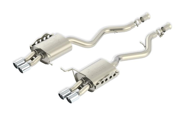 Borla 14 Chev/GMC Silverado/Sierra 1500 CC/SB C/B ATAK 3.5x2.25in Singl Rnd Rlld AnglCt Splt Sd