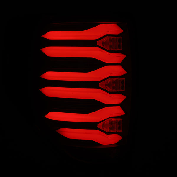 AlphaRex 09-14 Ford F150 LUXX LED Taillights - Black Housing