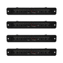 KC HiLiTES Platform One Profile 10in. SideCast Flush Mount Lights (Does Not Include Rack)
