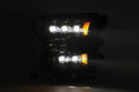 AlphaRex 17-20 Ford Raptor NOVA LED Proj Headlights Plank Style Alpha Black w/Activ Light/Seq Signal