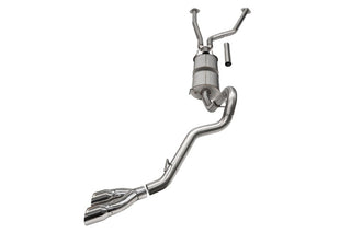Corsa 22-25 Toyota Tundra 4WD 3in Sport Cat-Back Side Exit Exhaust System w/ Twin 4in Polished Tips