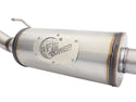 aFe MACH Force XP 2-1/2in SS-409 Cat-Back Exhausts w/ 18in Muffler 07-17 Jeep Wrangler V6-3.6L