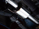 AWE 21+ Ford F150 Dual Side Exit Cat-Back Exhaust - 4.5in Diamond Black Tips *For Stock Y-Pipe Only