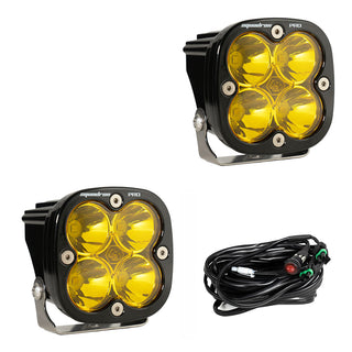 Baja Designs 497811 Squadron Pro Amber Spot LED Auxiliary Light Pod Pair