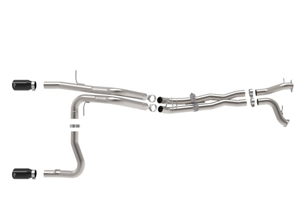 aFe 22-26 Ford Bronco V6 3.0L (tt) Vulcan Series 3in 304SS Cat-Back Exhaust System w/ Black Tips