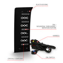 ANZO 22-24 Toyota Tundra (w/Factory LED Refl. & OE Bumper) Z-Series Full LED DRL Vent Lights - Pair