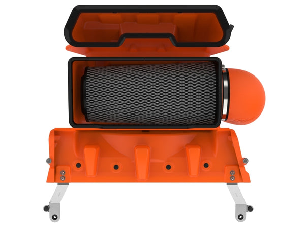 aFe 21-23 RAM 1500 TRX V8-6.2L SC Magnum FORCE Stage2 Orange Edition Cold Air Intake System w/Pro 5R