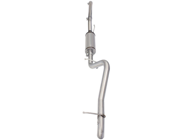 aFe MACH Force XP 2-1/2in SS-409 Cat-Back Exhausts w/ 18in Muffler 07-17 Jeep Wrangler V6-3.6L