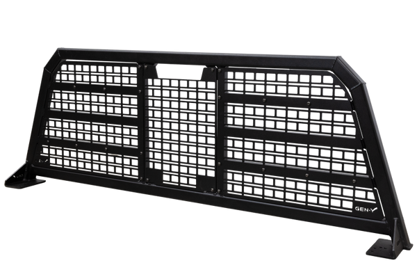 Gen-Y 19+ Dodge Ram 2500/3500 Defender Headache Rack/ 3-Molle Panels - Black