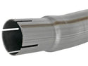 aFe Twisted Steel 2in Stainless Steel Loop Delete Down-Pipe 2018+ Jeep Wrangler (JL) V6 3.6L
