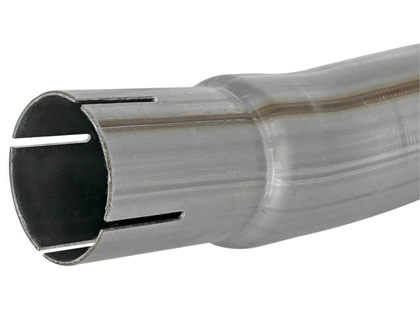 aFe Twisted Steel 2in Stainless Steel Loop Delete Down-Pipe 2018+ Jeep Wrangler (JL) V6 3.6L