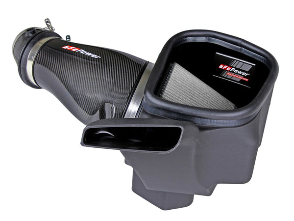 aFe Track Series Carbon Fiber Pro Dry S AIS - 2018 Jeep Grand Cherokee Trackhawk (WK2) V8-6.2L(SC)