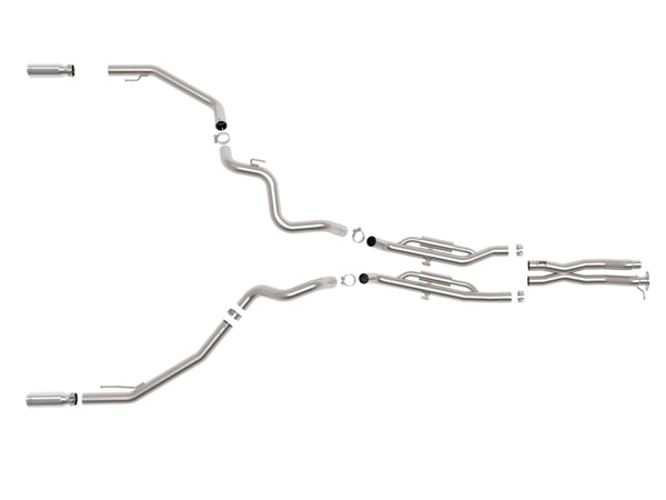 aFe 24-25 Ford Ranger Raptor Vulcan Series 3in 304 SS Cat-Back Exhaust w/ Polished Tips