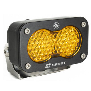 Baja Designs S2 Sport LED Pod, Amber Work/Scene, Black Housing, Single, No Harness