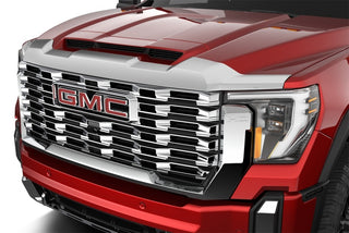 Husky Liners 15-19 GMC Sierra 2500/3500HD (Excl. Induc Hood) Aeroskin Hood Protector - Chrome
