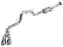AWE Tuning 21-25 Ford F150 (14th Gen Reg Cab) Cat-Back Exhaust - 4.5in Dual Side Exit Chrome Tips