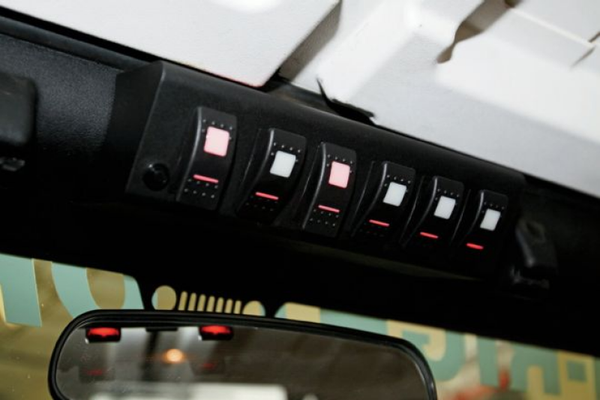 sPOD 09-18 Jeep Wrangler JK SourceLT w/Amber LED Switch Panel