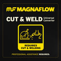 MagnaFlow 2.5in./2in. S/D CAOBDII Universal Converter