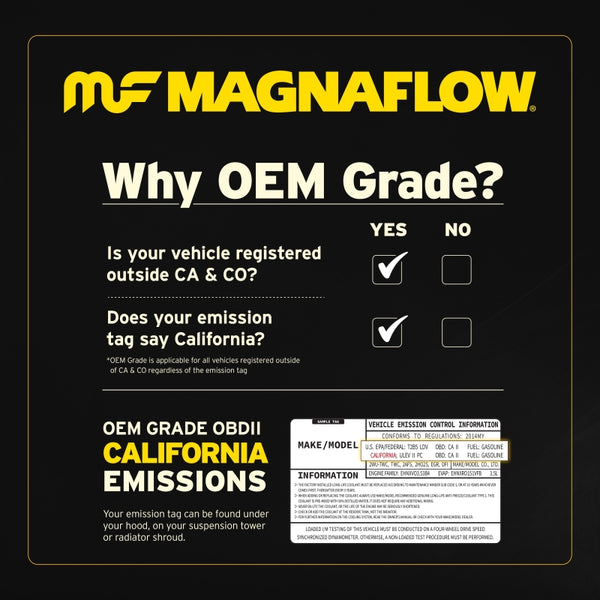 MagnaFlow 17-20 Nissan Rogue Sport Rear Underbody 2L Direct Fit Converter