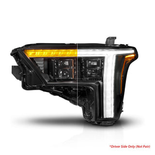 ANZO 22-24 Toyota Tundra (w/Factory LED Refl.) Z-Series Full LED Proj Headlights - Driver Side ONLY