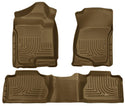 Husky Liners 07-13 GM Escalade ESV/Avalanche/Suburban WeatherBeater Tan Front/2nd Row Floor Liners